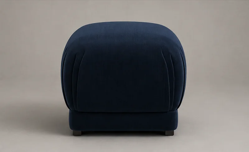 Blueford Ottoman in Marine
