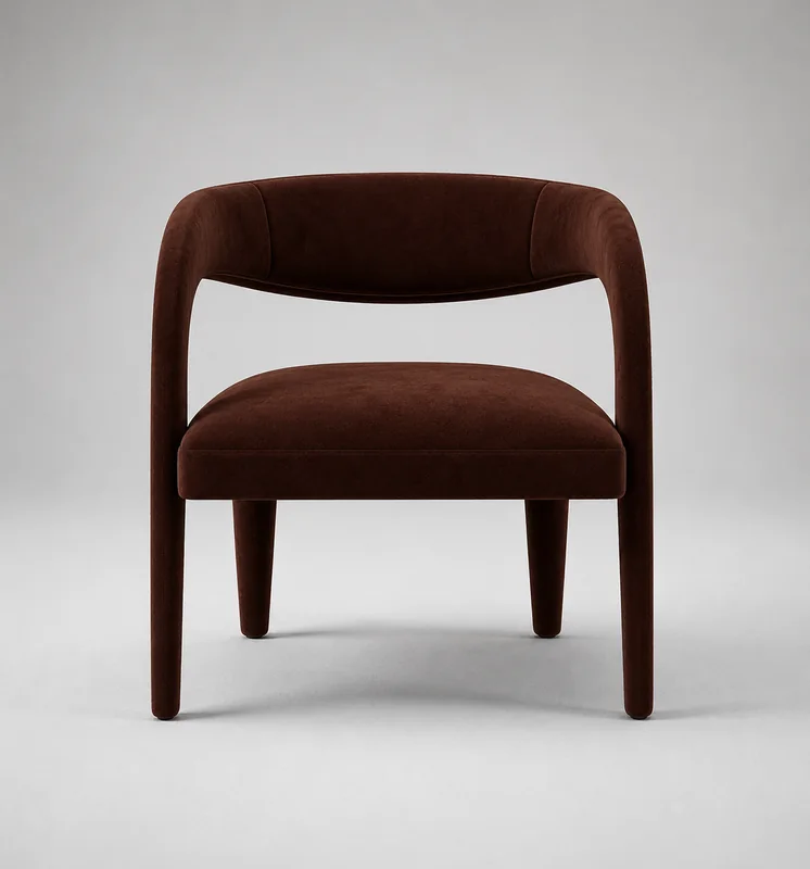 Clifton Dining Chair in Burnt Sienna