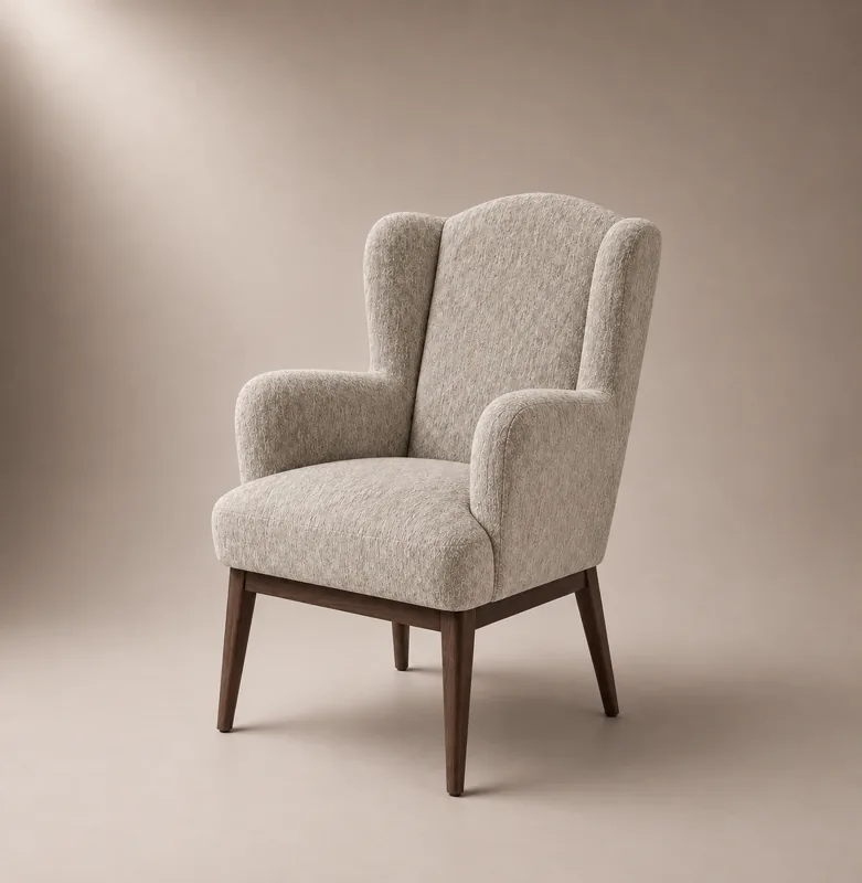 Foxcroft Armchair in Mink