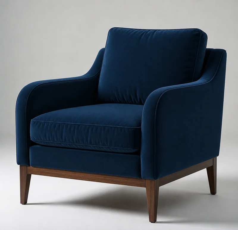 Langford Armchair in Marine