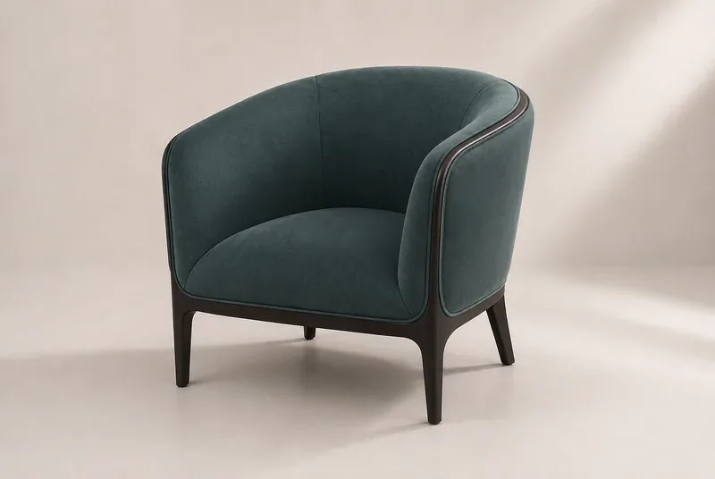 Lumiere Armchair in Teal