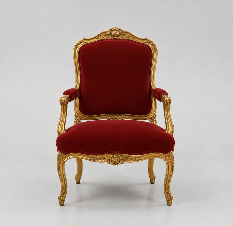 Montaigne Armchair in Scarlett