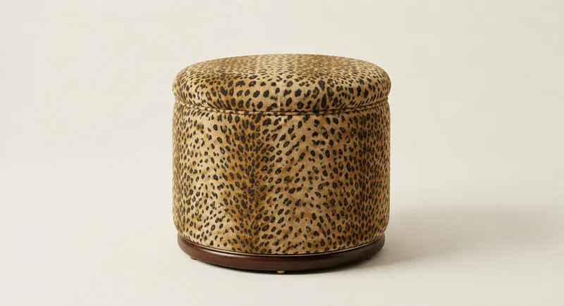 Savanna Ottoman in Gold